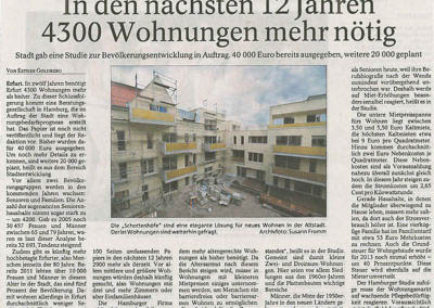 4300 Wohnungen mehr noetig