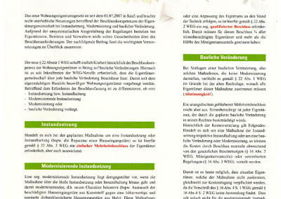 Beschlusskompetenzen Eigentuemergemeinschaft