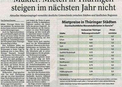 Mieten in Thüringen