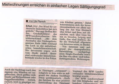 Thueringens Immobilien sind im Aufschwung