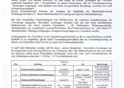 uebliche Verwaltungskosten